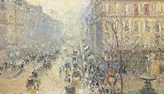 Avenue de l'Opéra à Paris de Camille Pissarro - Reproduction tableau