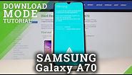 How to Enter Download Mode in SAMSUNG Galaxy A70 - Boot Into / Quit Download Mode