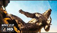 Godzilla Vs Kong - Full Fight Scene | GODZILLA X KONG: THE NEW EMPIRE (2024) Movie CLIP HD