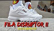 Fila Disruptors II Unboxing Review & On Feet
