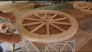 Making a Wooden Hand Cart Wheel | Wheelwright