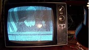 RCA Black and White tube type TV from 1973