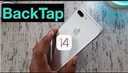 ios 14 Back Tap feature on iphone | is it available on iphone 6 / 7 plus? | how to use / activate