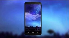 Cool and Realistic Lightning Storm Live Wallpaper