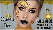 queen bee makeup tutorial | halloween makeup | BeeisforBeeauty