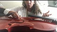 How to fix a cello bridge