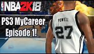 NBA 2K18 - PS3 MYCAREER #1 - Player Creation + Rookie Showcase!