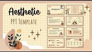 Aesthetic PPT #11 | Animated Slide Easy Simple [ FREE TEMPLATE ]