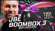 KOLONĖLĖ JBL BOOMBOX 3 + Wi-Fi | ŠOKIAMS LIETUJE & VAKARĖLIUI PO VANDENIU || UNBOX RING