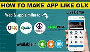 how to make app like olx | how to create app like olx | make app like olx | #olxclone #classifiedapp