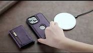 Dgmingcase.com iPhone 15 Pro Max Wallet RFID Blocking Case