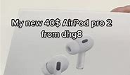 dhagte airpods link in bio #dhgatereviews #dhg8finds #dhgateunboxing #apple #airpods #iphone #airpodspro