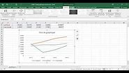 Excel - 1 Basique - Cours Graphique simple - courbe