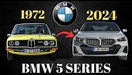 BMW 5 Series EVOLUTION | From E21 to G60 | ALL MODELS (1972-2024 ) | Drive Addiction