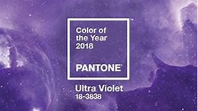 Color of the Year 2018: PANTONE 18-3838 ULTRA VIOLET