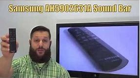 SAMSUNG AH5902631A Sound Bar System Remote - www.ReplacementRemotes.com