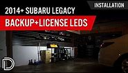 How to Install 2014+ Subaru Legacy Backup & License Plate LEDs