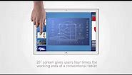 Panasonic TOUGHPAD 4K - the world's first 20" 4K tablet...