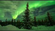 Arctic Auroras - 8K Ultra HD Northern Lights Timelapse Compilation from Fort Yukon, Alaska