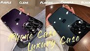 Purple Plating Luxury Phone Case