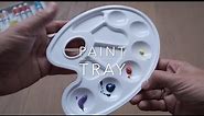 Artists' paint tray
