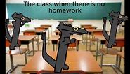 The class when there is no homework(Toothless dancing meme)