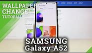 How to Change Wallpaper in SAMSUNG Galaxy A52 – Desktop Update