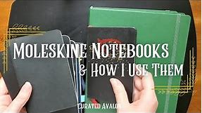 Moleskine Notebooks & How I Use Them