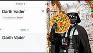 Darth Vader in different languages meme