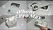 iPhone 15 pro max 512 GB (white titanium) 🤍 | unboxing + accessories