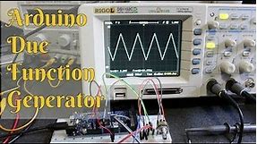 Arduino Due Simple Function Generator Example