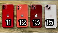 iPhone 11 vs 12 vs 13 vs 15