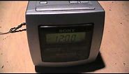 Sony Dream Machine AM/FM/TV/Weatherband clock radio