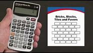 How to Calculate Bricks, Blocks, Tiles and Pavers | Construction Master Pro