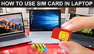 How To use Sim In Laptop | Use Sim Card in Laptop | How To Use Sim In Lenovo X240