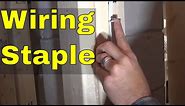 Installing A Wiring Staple-DIY-Electrical