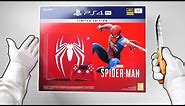 PS4 Pro "SPIDER-MAN" Limited Edition Console! Unboxing Marvel's Spider-Man Amazing Red Playstation 4