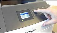 How to set your Lexmark MS811 series laser printer to print on labels