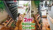 #21 How I Makeover My Tiny Balcony On a Budget (150$) 🌱| DIY Balcony Transformation Ep02