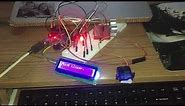 Arduino Uno, Ultrasonic Sensor, Micro Servo and I2C LCD