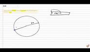 Draw a circle of radius 6 cm.Measure the diameter and verify that length of diameter is 12 cm