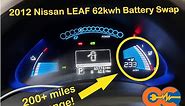 Nissan LEAF 62kwh Battery Swap