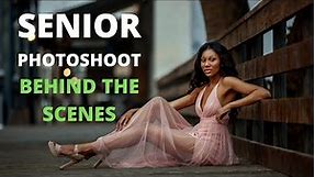 Natural Light Senior Portrait Photoshoot Behind the Scenes | Posing Ideas for Senior Pictures