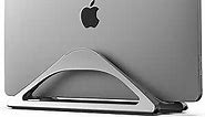 HumanCentric Vertical Laptop Stand for Desks (Space Gray) | Adjustable Holder to Dock Apple MacBook, MacBook Pro, and Other Laptops to Organize Work & Home Office