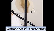 71 Inch Spiral Clothing Rack, Retail Metal Garment Rack, Modern Freestanding Coat Rack, Clothes Display Rack for Bedrooms, Living Rooms, Stores