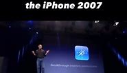 Steve Jobs introduces the iPhone