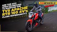 2021 TVS Apache RTR 160 4V Road Test Review | Best 160cc Commuter In India? | ZigWheels.com