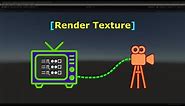 Render Texture Quick Demo | TV | Unity Game Engine