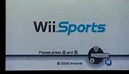 Wii Sports Menu