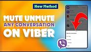 How to Mute Unmute Any Conversation on Viber 2024 | Skill Wave |